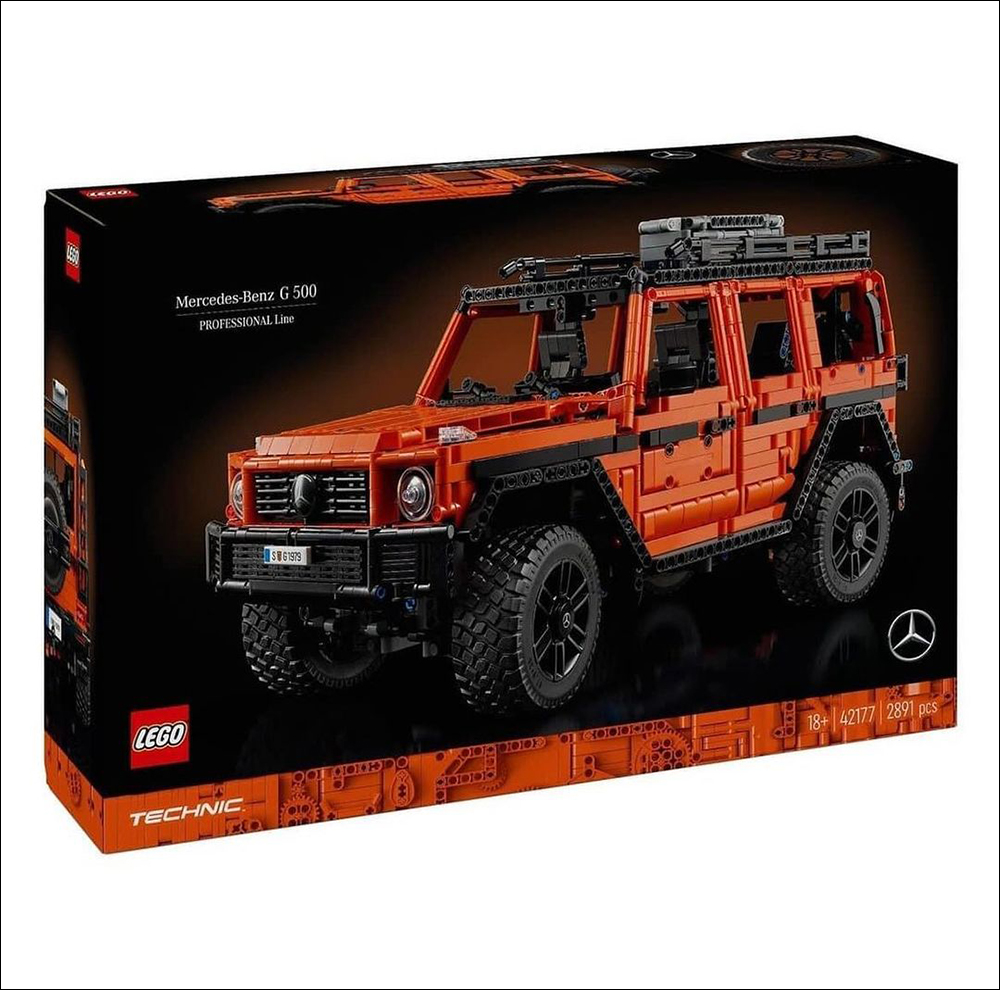 樂高版大G來了！LEGO 42177 Mercedes-Benz G 500 將於 8/1 發售， 2891 片重現經典 - 電腦王阿達