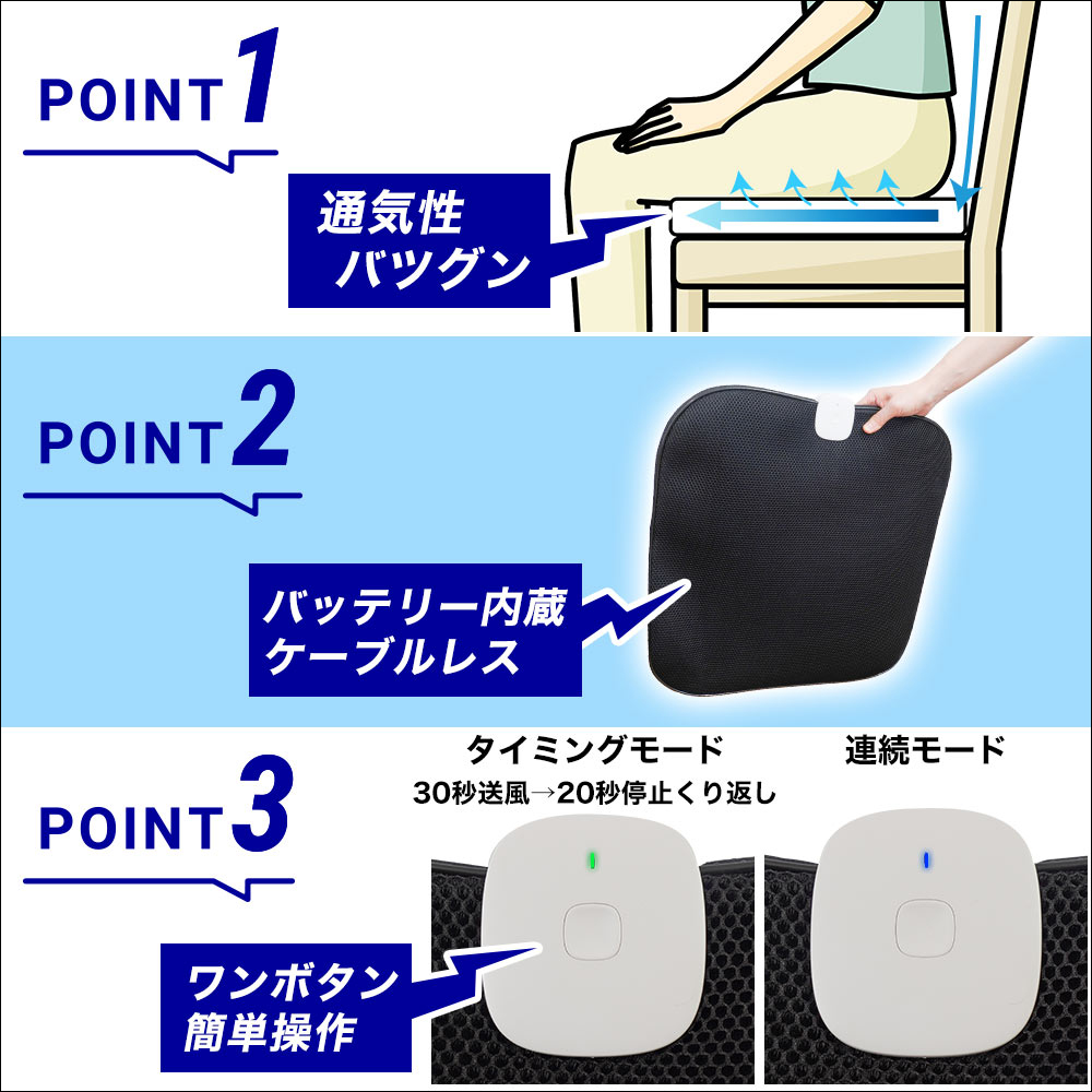 無線爽快！THANKO全新4連風扇坐墊，開車族、戶外觀賽、辦公室長坐的救星！ - 電腦王阿達