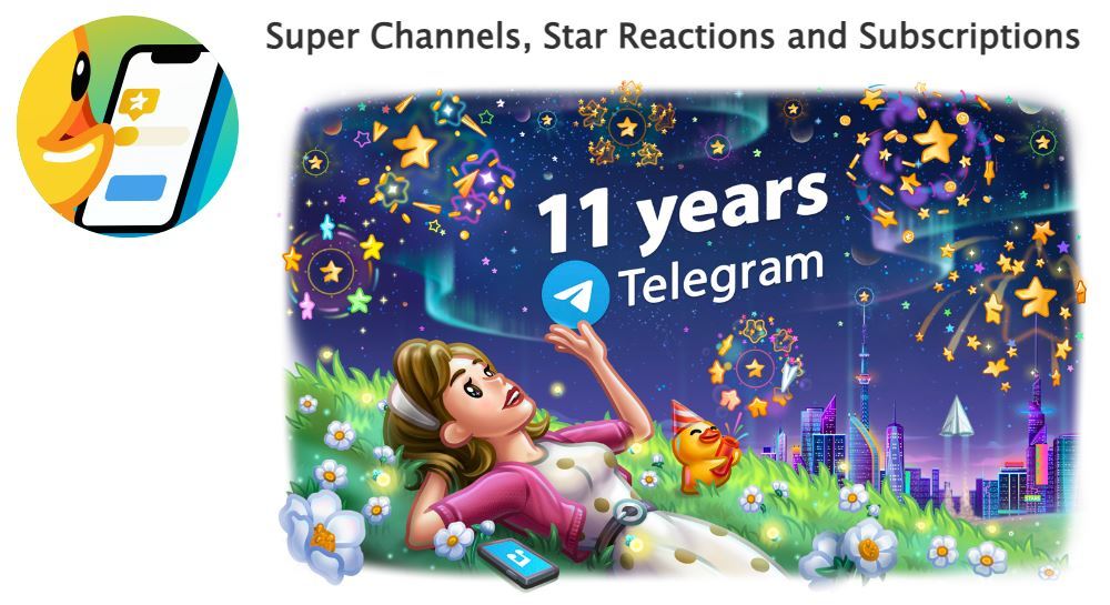 Telegram 推出創作者斗內機制：使用自家虛擬貨幣 Stars 應援自己喜歡的創作者 - 電腦王阿達