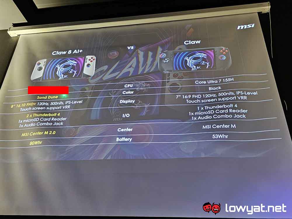 微星確認新一代電競掌機 MSI Claw 8 AI+ 於下個月公布開賣資訊，將配備更大的 80Wh 電池 - 電腦王阿達