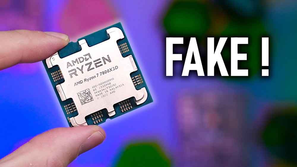 小心！最受歡迎遊戲處理器之一 AMD Ryzen 7 7800X3D 現在也出現假貨 - 電腦王阿達