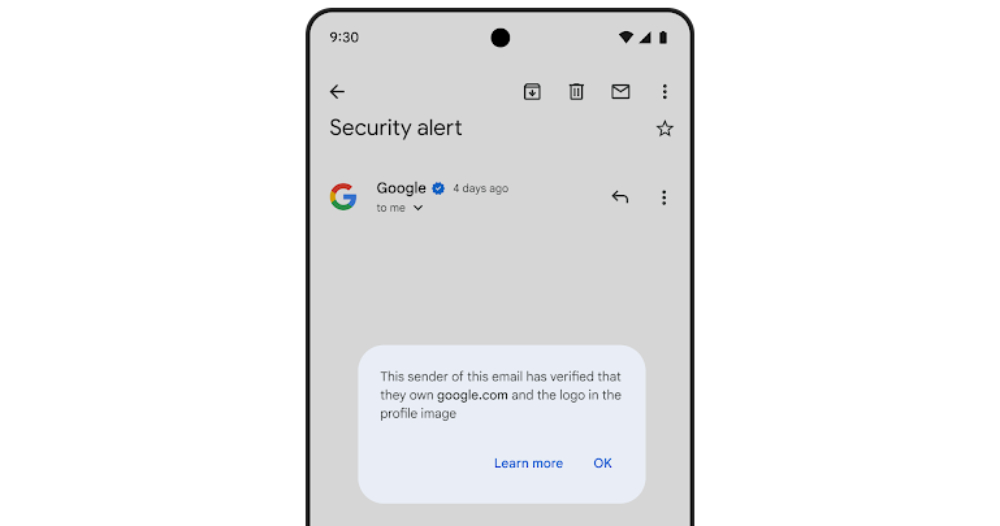 Gmail「藍勾勾」官方認證正式降臨 iOS 與 Android