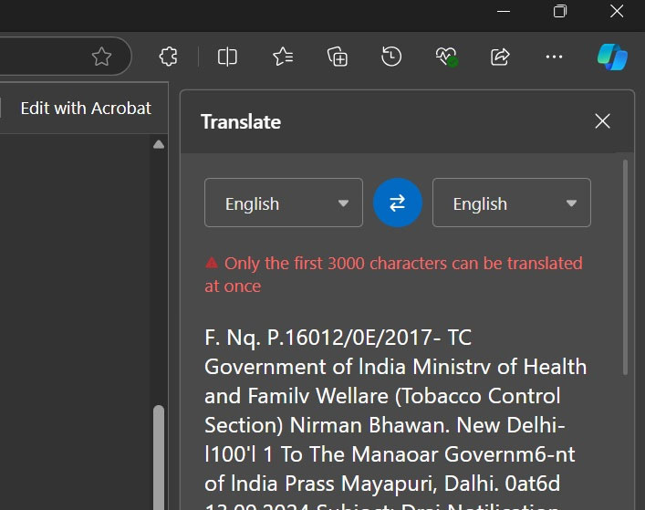 Windows 版 Microsoft Edge PDF 閱讀器升級語言偵測，新增整頁翻譯功能 - 電腦王阿達