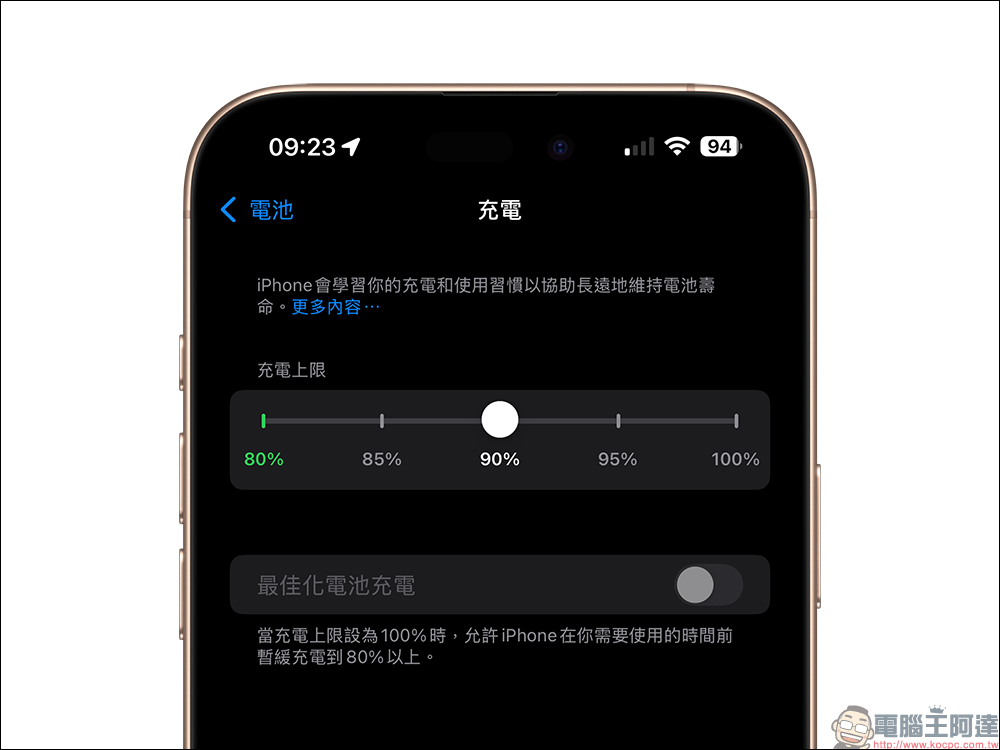 iPhone 用戶必看！「80% 充電上限」究竟有效嗎？一年的長期實測結果讓人驚訝 - 電腦王阿達