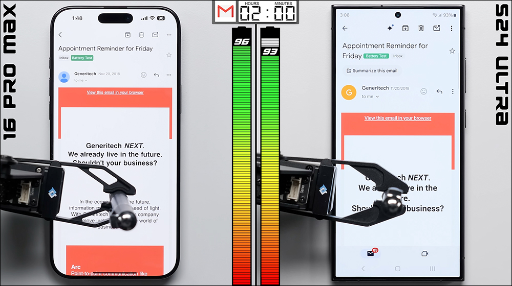 iPhone 16 Pro Max 與 Galaxy S24 Ultra 再次對決，電池續航實測結果出爐 - 電腦王阿達