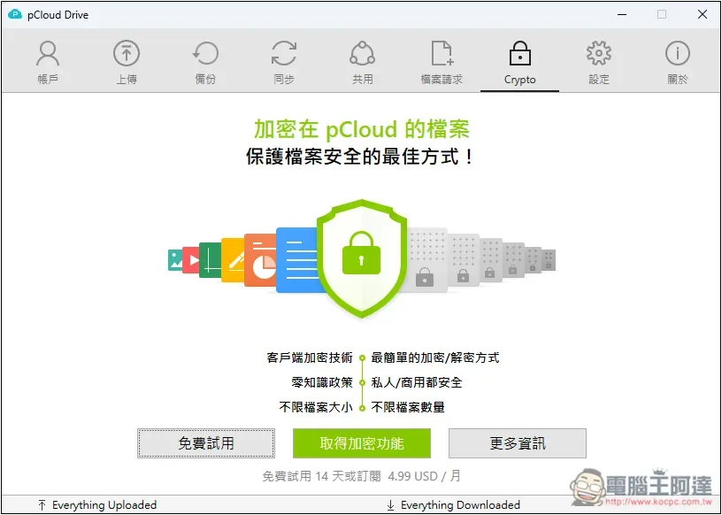 通通不到半價！雲端空間終身版雙 11 大優惠，還有組合包選項，內含專業密碼管理、自動加密功能 - 電腦王阿達