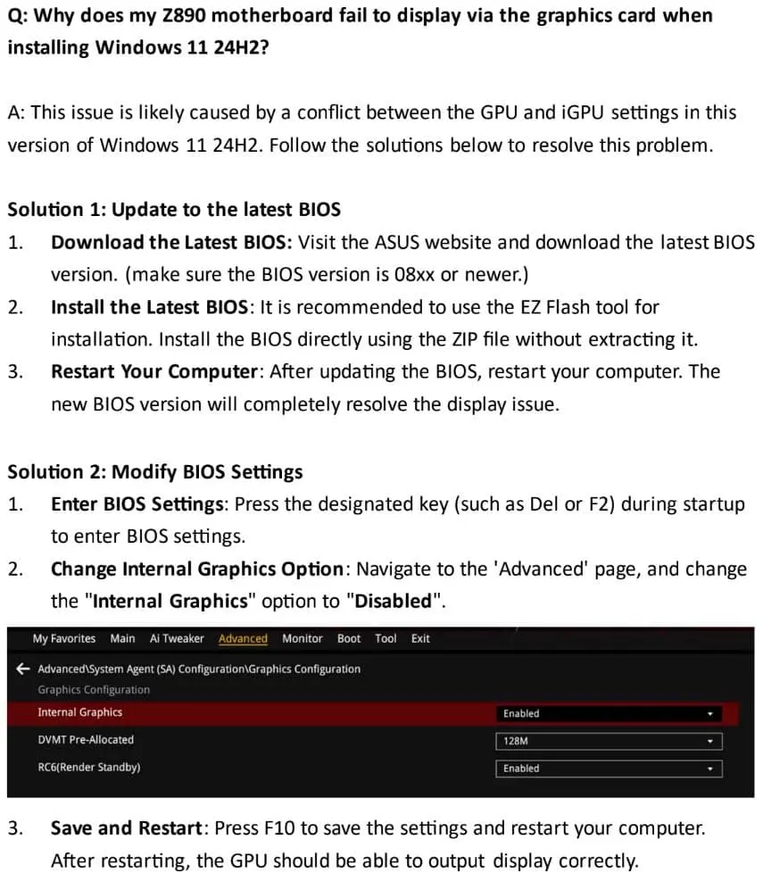 Z890 主機板別升 Windows 11 24H2，要不然會發生當機、隨機重啟的狀況 - 電腦王阿達