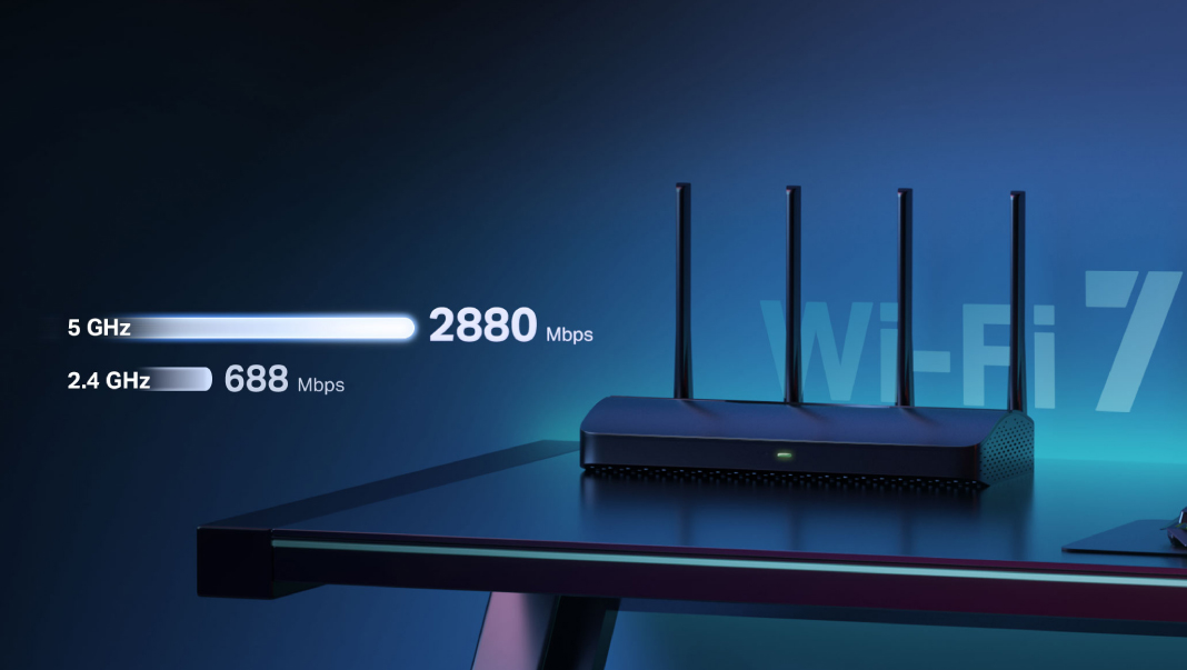 MR27BE搭載最新 Wi-Fi 7 技術擁有 3.6 Gbps 超高網速，支援 160MHz 頻寬、4K-QAM 和多重連接模式 (MLO) 等尖端技術，讓你享受前所未有的流暢網路體驗