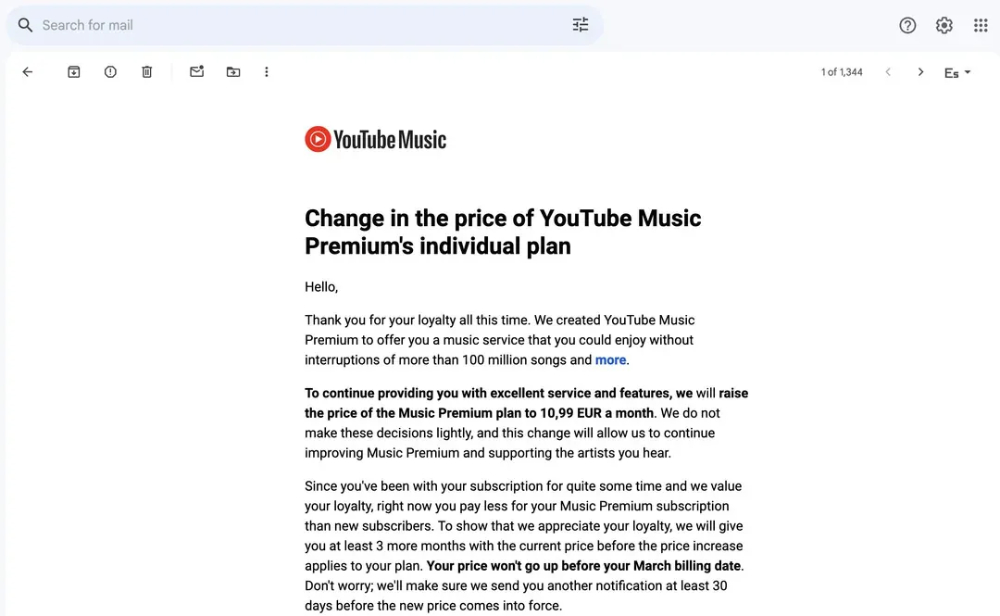 YouTube Music Premium 早期訂閱者優惠無預警被砍，最多只能延命三個月 - 電腦王阿達