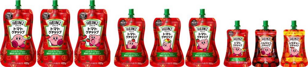 Heinz 與任天堂合作推出日本限定星之卡比聯名袋裝蕃茄醬，共九款可愛造型讓人都想收藏 - 電腦王阿達