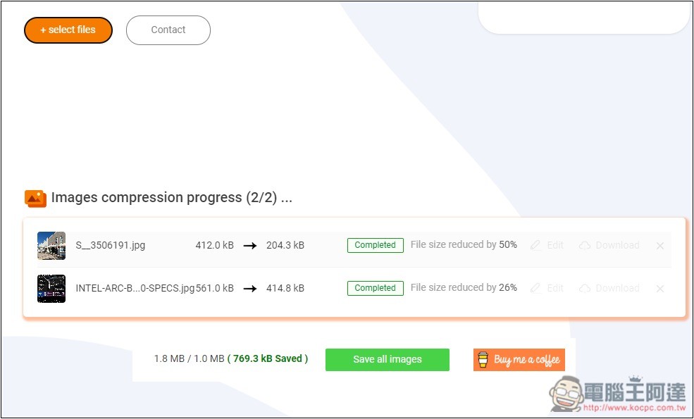 MozJpeg 標榜能無損壓縮圖片大小最高 80%，還提供編輯、剪裁、濾鏡等功能 - 電腦王阿達