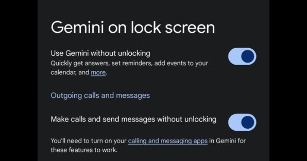 Gemini 支援鎖定螢幕直接打電話與傳訊息了，這篇教你怎麼啟動 - 電腦王阿達