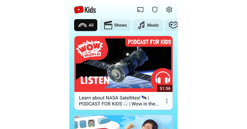 YouTube Kids 迎來設計大改