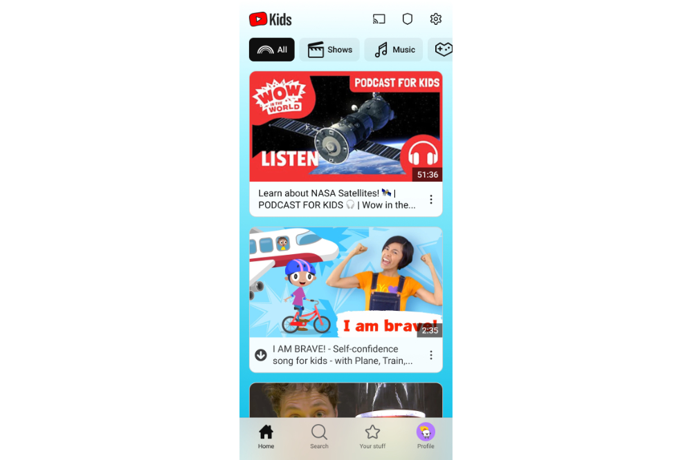 YouTube Kids 迎來設計大改，不再被嫌跟大人用的不一樣了 - 電腦王阿達