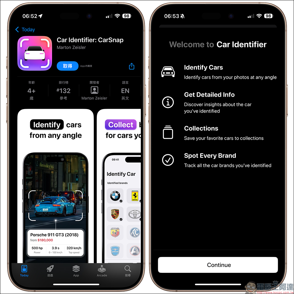 這是什麼車？「CarSnap」AI 汽車小百科 App ：可辨識 409 個品牌與車型，提供年份、性能等車輛資訊（終身限免） - 電腦王阿達