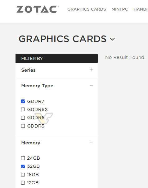 ZOTAC 又再度偷跑！官網已列出 RTX 50 系列顯卡，RTX 5090 記憶體確定變更大 - 電腦王阿達