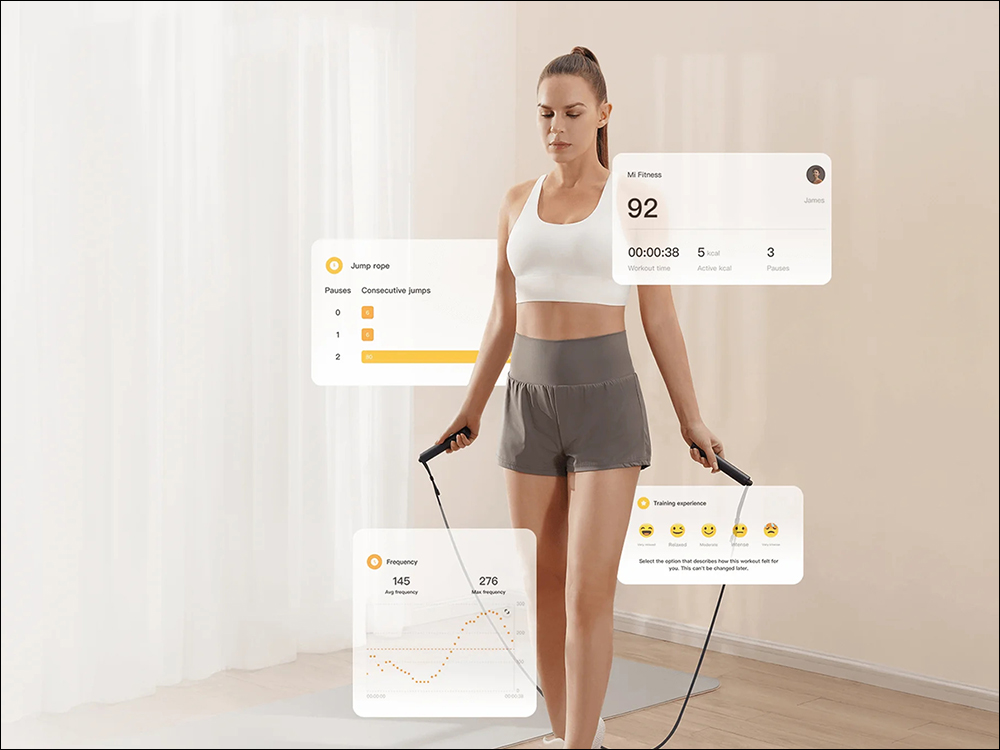 小米 Xiaomi 智慧跳繩在台開賣：支援運動數據分析的高效運動夥伴，打造全新健身體驗！售價僅 499 元 - 電腦王阿達