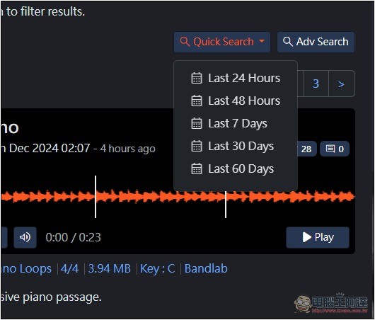 Looperman 循環音樂、無伴奏歌聲和人聲免費素材，每日更新，可商業用途 - 電腦王阿達