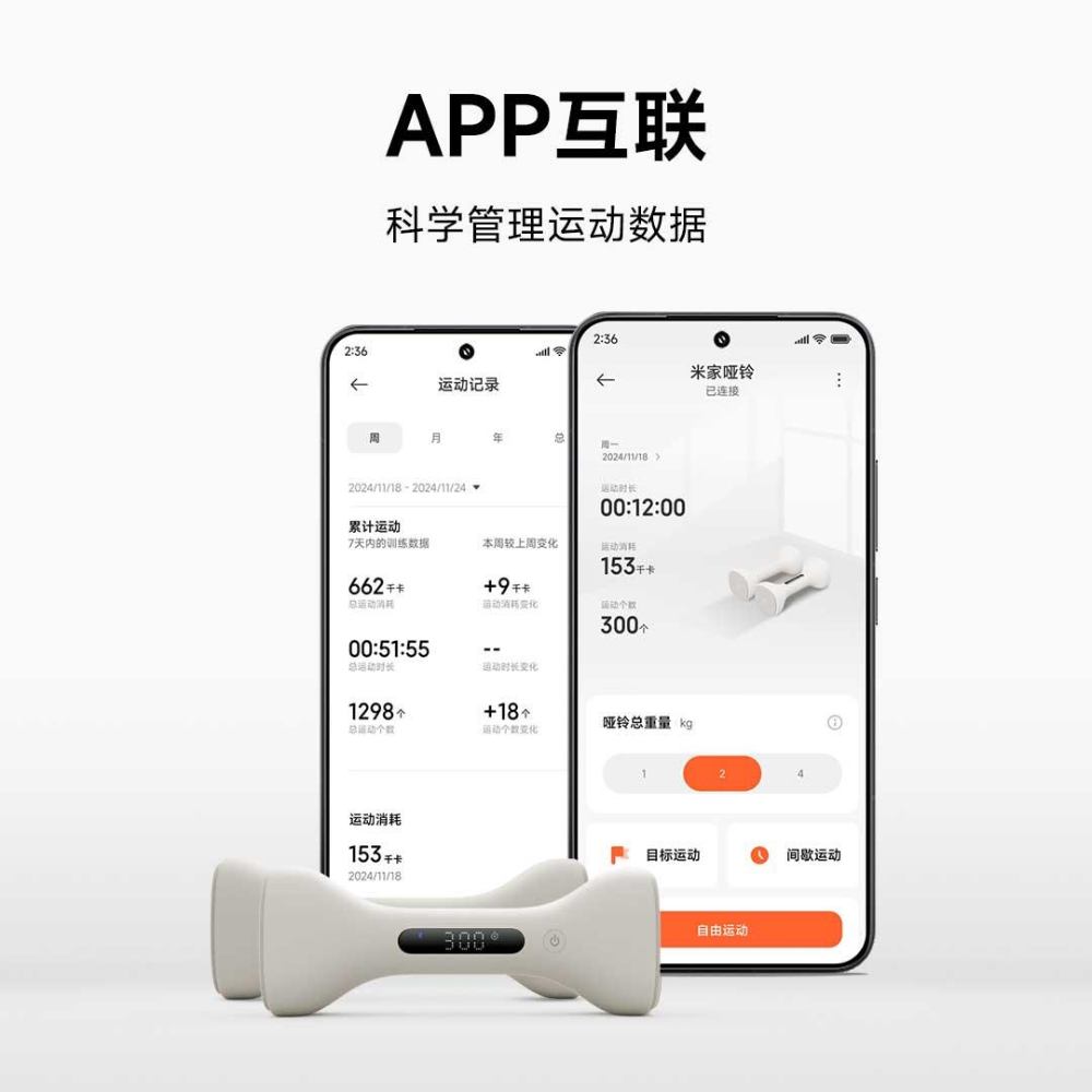 小米推出米家智慧啞鈴，內建課程指導，語音激勵等功能 - 電腦王阿達