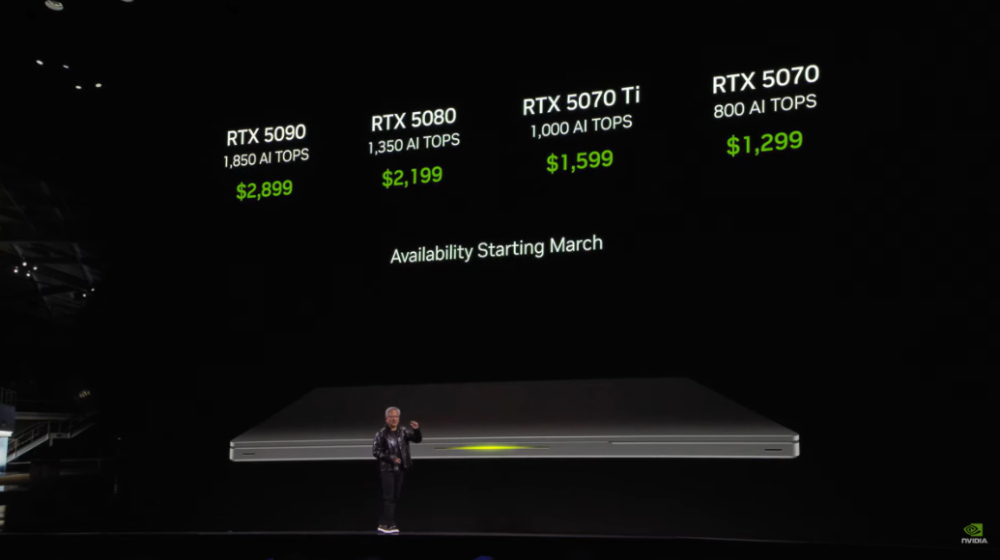 NVIDIA 推出 4 款新一代 GeForce RTX 50 系列顯卡，5090 效能提升最高達二倍，建議售價出爐 - 電腦王阿達