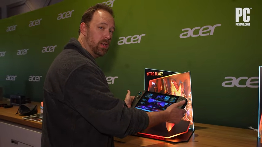 Acer 展示一款擁有 11 吋螢幕的巨大遊戲掌機，搭載 AMD Ryzen 7 處理器 - 電腦王阿達