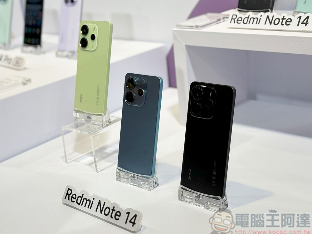 Redmi Note 14 系列四款、Redmi Buds 6 兩款耳機、Redmi Watch 5、兩款行動電源與 Xaiomi 路由器 BE3600 登台 - 電腦王阿達