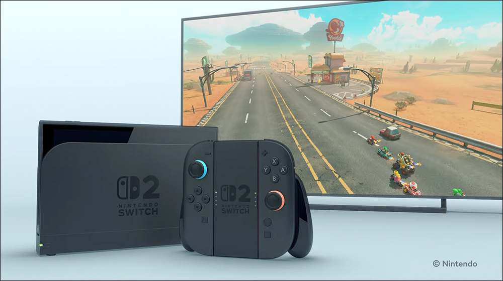 任天堂 Nintendo Switch 2 終於亮相！外觀完整公開，4 月 2 日 Nintendo Direct 揭曉更多細節 - 電腦王阿達