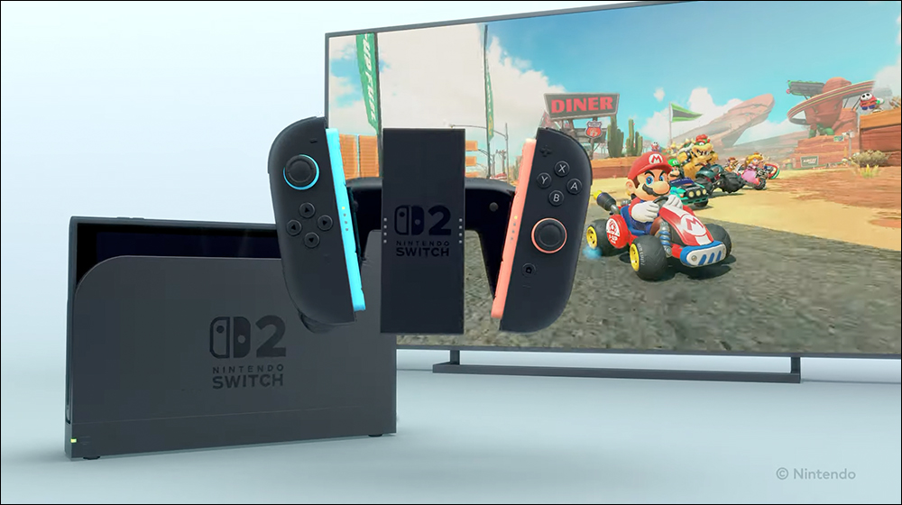 任天堂 Nintendo Switch 2 終於亮相！外觀完整公開，4 月 2 日 Nintendo Direct 揭曉更多細節 - 電腦王阿達