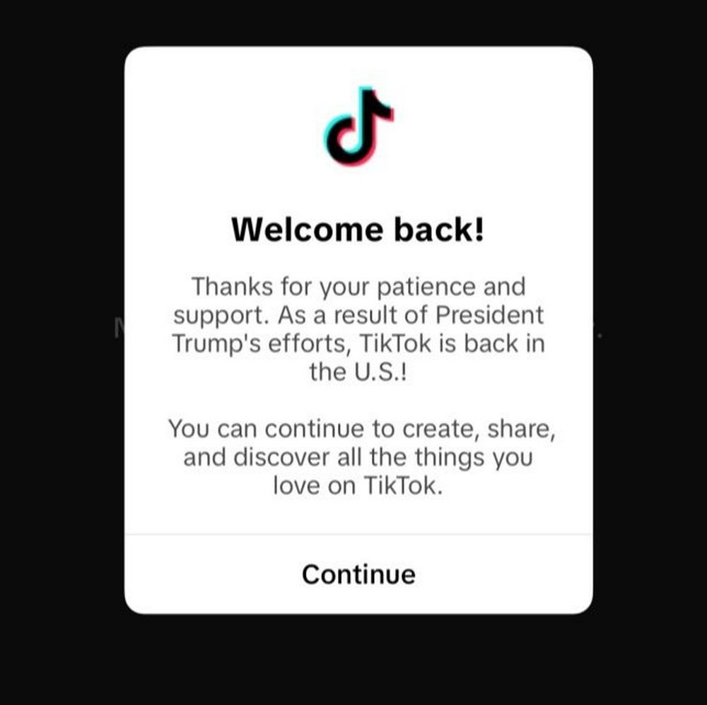 TikTok 禁令暫時解除！川普將發佈行政命令暫時解禁，並提出美國 50% 持股方案 - 電腦王阿達