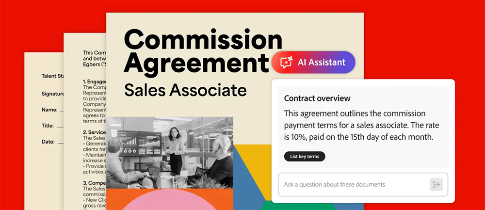 Adobe 希望利用 AI 附加功能幫助用戶理解合約內容 - 電腦王阿達
