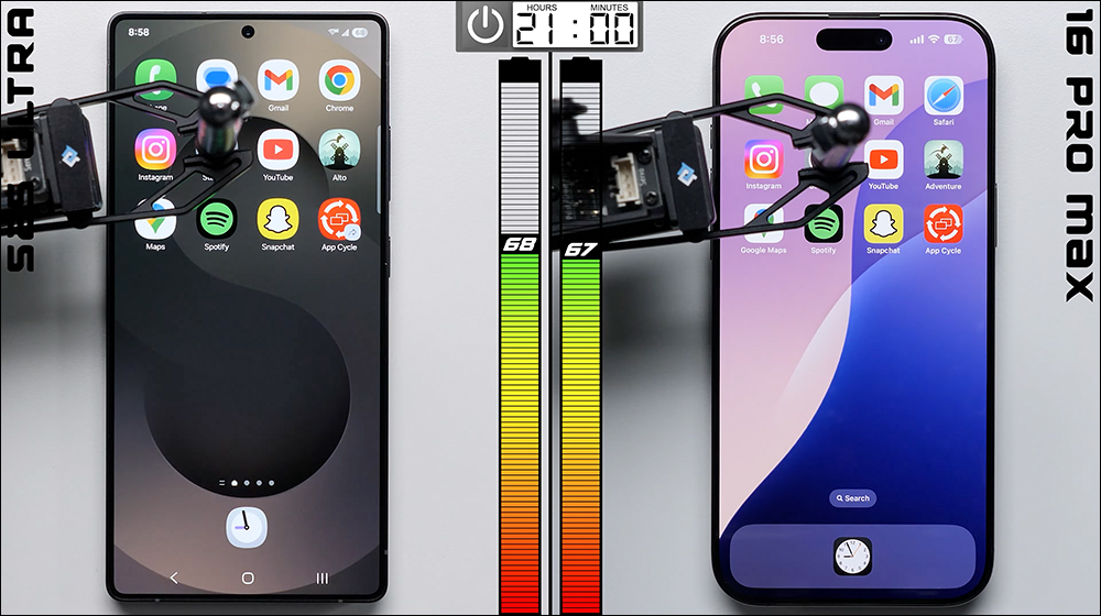 iPhone 16 Pro Max 對決三星 Galaxy S25 Ultra 電池續航 PK - 電腦王阿達