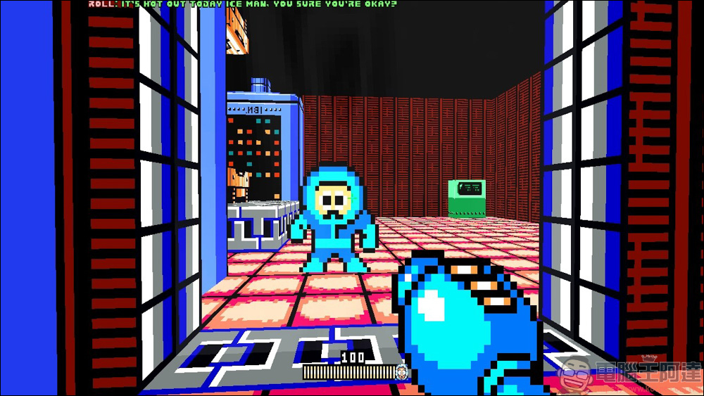 同人遊戲作品分享，洛克人第一人稱射擊遊戲「Mega Man 8-bit Deathmatch」 - 電腦王阿達