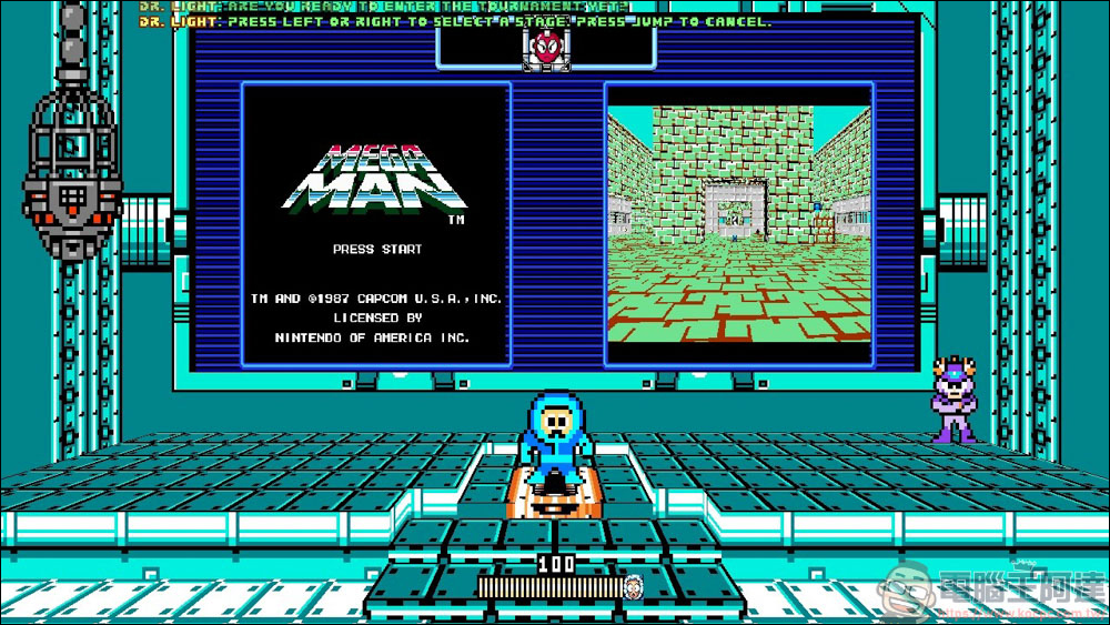 同人遊戲作品分享，洛克人第一人稱射擊遊戲「Mega Man 8-bit Deathmatch」 - 電腦王阿達