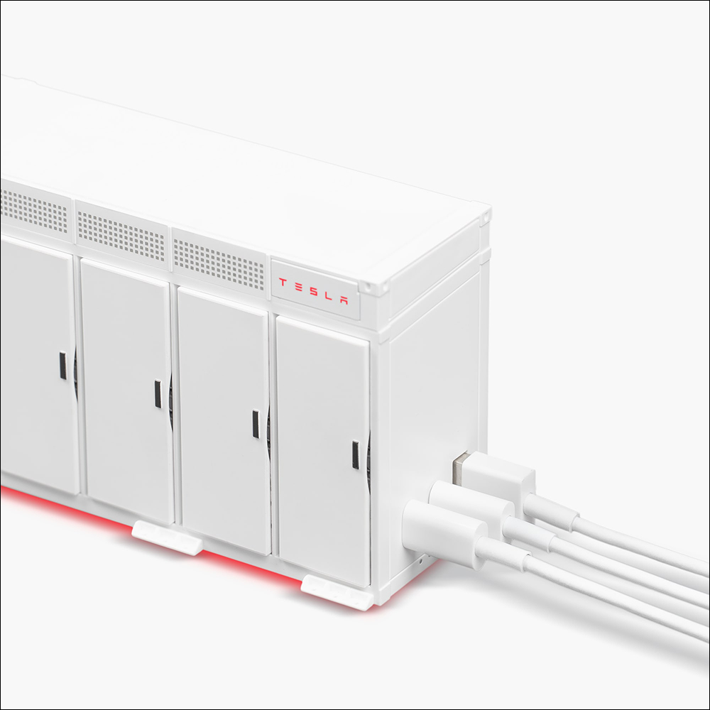 特斯拉 Tesla 1:40 Scale Megapack Charger 迷你版儲能電池登場：21000mAh 行動電源，支援 108W 快充！MacBook Pro 充電也 OK - 電腦王阿達