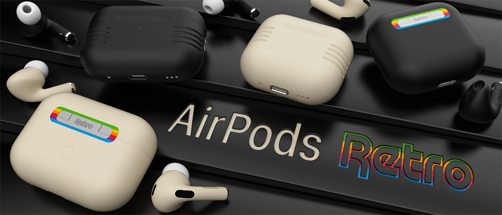 ColorWare 為 AirPods Pro 2 和 AirPods 4（ ANC）推出復古塗裝 - 電腦王阿達