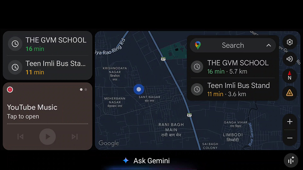 Google Gemini Live 即將登陸 Android Auto！外媒揭示最新測試畫面與功能 - 電腦王阿達