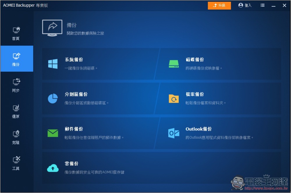 最好用 Windows 備份軟體 AOMEI Backupper Pro 專業版限免！iOS、虛擬機備份也免費拿 - 電腦王阿達