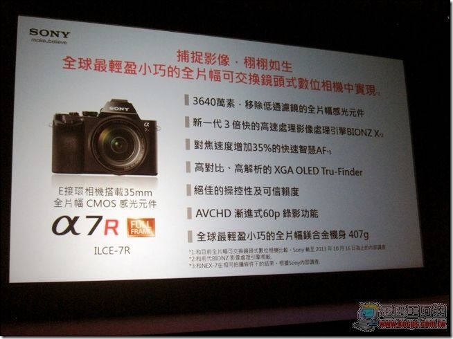 Sony α7發表會12